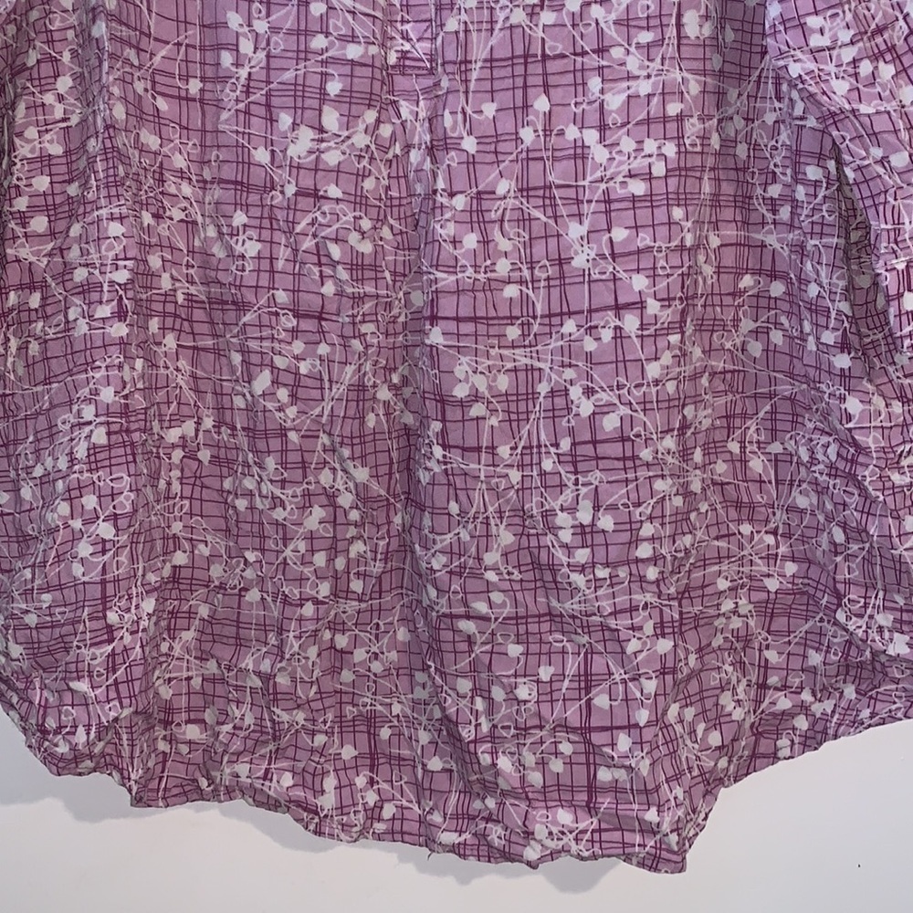 WOMAN WITHIN 3/4 Sleeve-Henley Style-Floral Tunic. Size L 18/20 - Picture 4 of 8